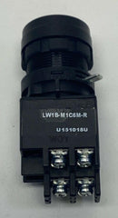 IDEC LW1B-M1C6M-R Red 22mm Momentary Switch 2NO, 2NC-3