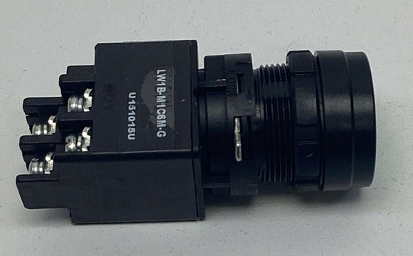 IDEC LW1B-M1C6M-G Green 22mm Momentary Switch 2NO, 2NC