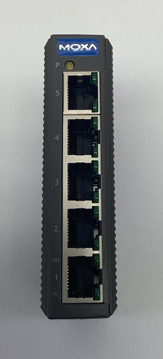 Moxa EDS-205 5-Port Unmanaged Ethernet Switch 24V AC/DC Rev.2.1