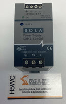 Sola Emerson SDP-2-12-100T 2.5A 12VDC Power Supply DIN Mount 115/230VAC-1