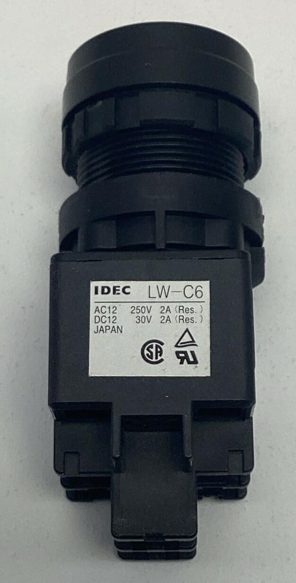 IDEC LW1B-M1C6M-R Red 22mm Momentary Switch 2NO, 2NC