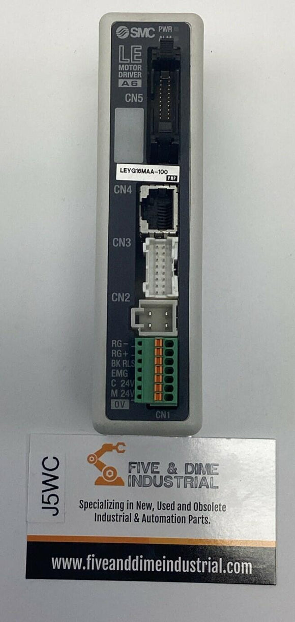 SMC LECA6P3D-LEYG16MAA-100 Step LE Motor Driver Controller 24VDC