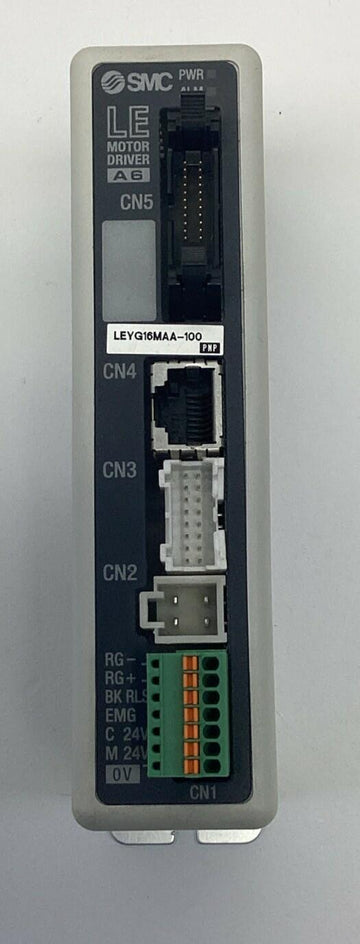 SMC LECA6P3D-LEYG16MAA-100 Step LE Motor Driver Controller 24VDC - 0