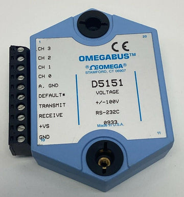 Omega D5151 4 Channel Sensor Interface Module OPTO-22 +/- 100V - 0