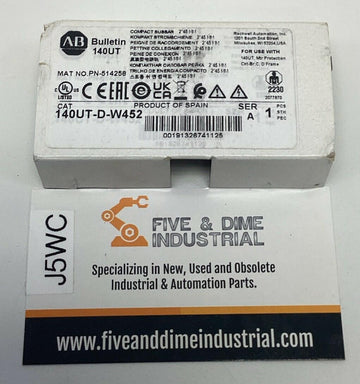 Allen Bradley 140UT-D-W452 Compact Bussbar 64A, 2x45mm