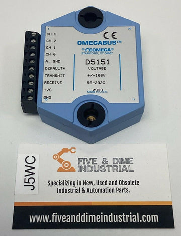 Omega D5151 4 Channel Sensor Interface Module OPTO-22 +/- 100V