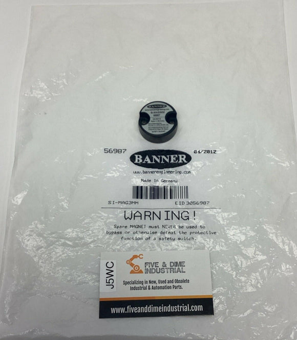 Banner SI-MAG3MM / 56987 30mm Round Magnetic Accessory