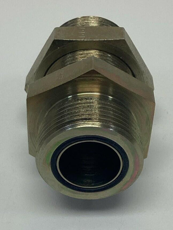 Parker 16-WLO-WLNL-S 1" Seal-Lok Bulkhead Union ORFS Straight