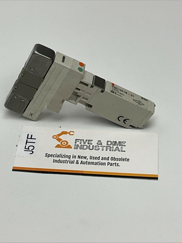 SMC VQC1201N-51 Pneumatic Solenoid Valve 24VDC 5 Port