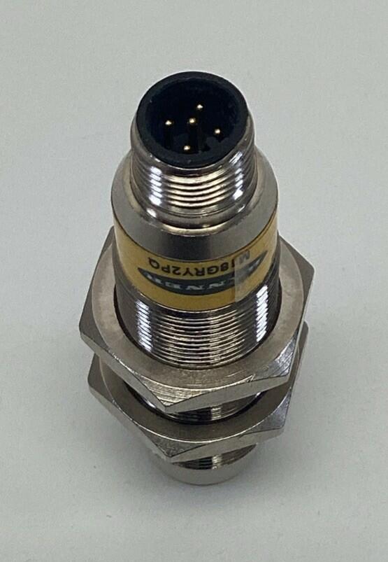 Banner M18GRY2PQ EZ-Light 18mm 3-Color Indicator 5-Pin M12