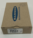 Banner M18RGX7PQPMA EZ-Light 18mm Barrel 2-Color Indicator 4-Pin, M12 74287-6