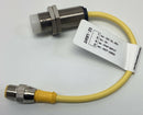 Banner M18RGX7PQPMA EZ-Light 18mm Barrel 2-Color Indicator 4-Pin, M12 74287-5