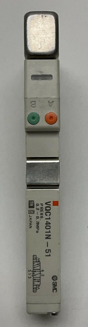 SMC VQC1401-51 Pneumatic Solenoid Valve 24VDC 5 Port - 0