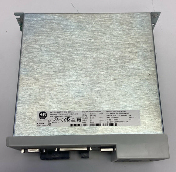 Allen Bradley 2097-V31PR2 Kinetix 300 Servo Drive 240V, 0.8kW