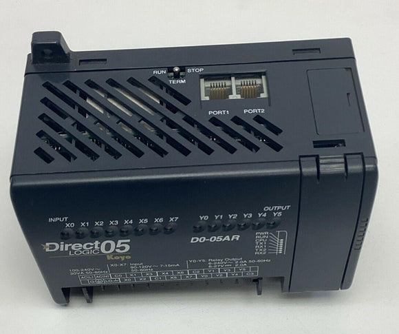 Automation Direct D0-05AR I/O AC Power Supply 120/240VAC Directlogic 05 Koyo