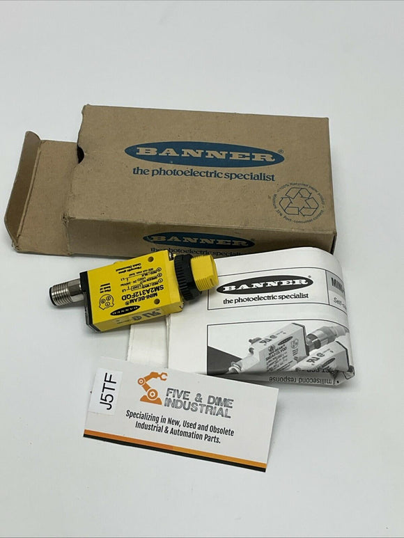 Banner SM2A312FQD / 26843 Photoelectric Mini Beam Infrared, 880mm 24-240 VAC