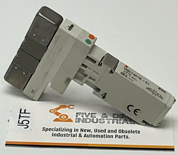 SMC VQC1401-51 Pneumatic Solenoid Valve 24VDC 5 Port