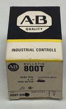 Allen Bradley 800T-B6 Ser. T Red Extended Head Push Button-6