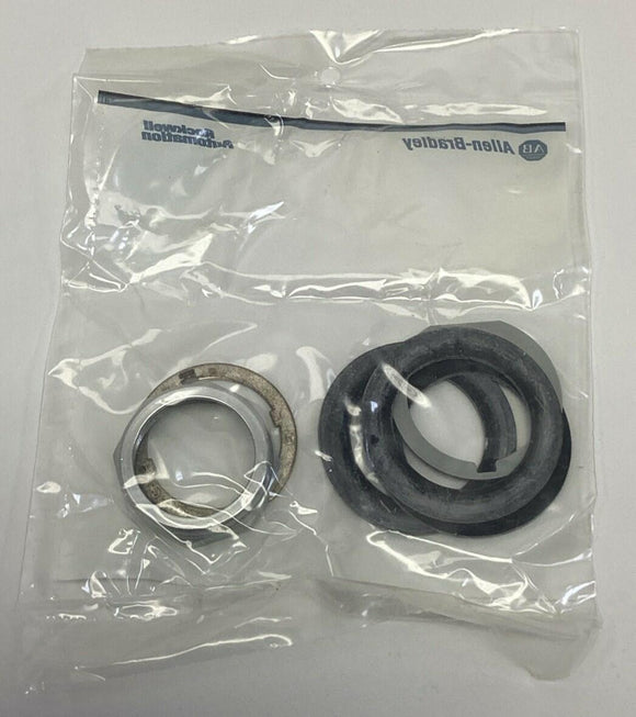 Allen Bradley 800T-D2B Black Mushroom Push Button 2-NO, 2-NC, Momentary
