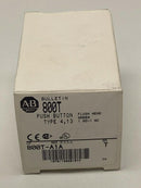 Allen Bradley 800T-A1A Green Momentary Flush Push Button 1-NC, 1-NO-8
