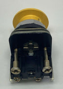 Allen Bradley 800T-D9A Yellow Mushroom Head 1-NO, 1-NC Momentary Switch-6