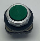 Allen Bradley 800T-A1A Green Momentary Flush Push Button 1-NC, 1-NO-2