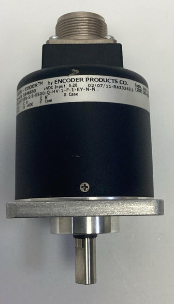 Accu-Coder / Encoder Products 725-S-S-0500-Q-HV-I-FI-EY-N-N Shaft Encoder - 0