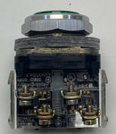 Allen Bradley 800T-A1A Green Momentary Flush Push Button 1-NC, 1-NO-5