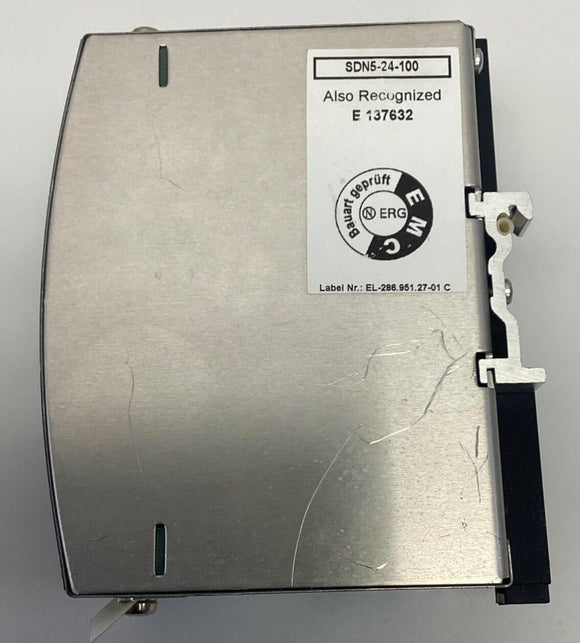 Sola Emerson SDN5-24-100 24V, 5A Power Supply 115/230VAC Input