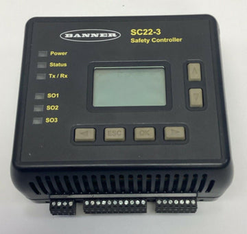 Banner 130231 SC22-3 Programmable Safety Controller 24VDC - 0