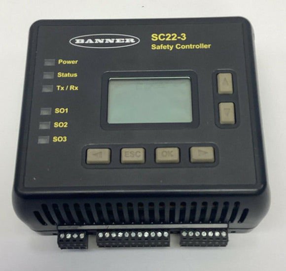 Banner 130231 SC22-3 Programmable Safety Controller 24VDC