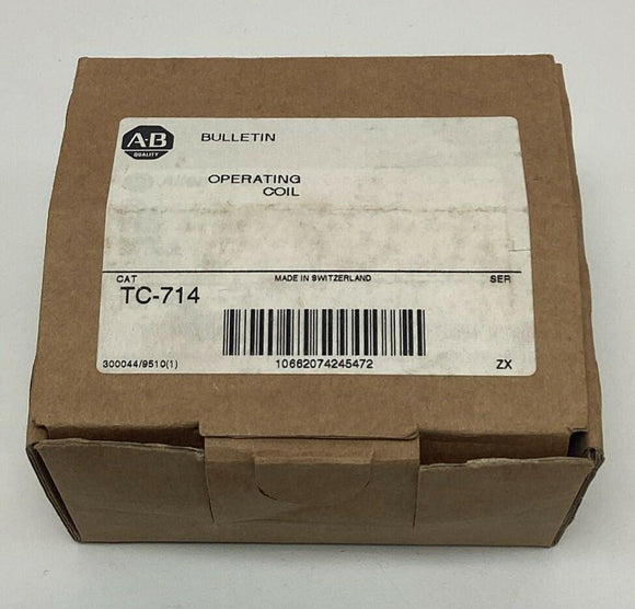 Allen Bradley TC-714 Contactor 24VDC Operating Coil