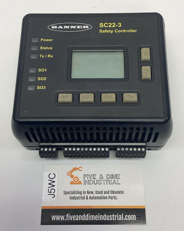 Banner 130231 SC22-3 Programmable Safety Controller 24VDC