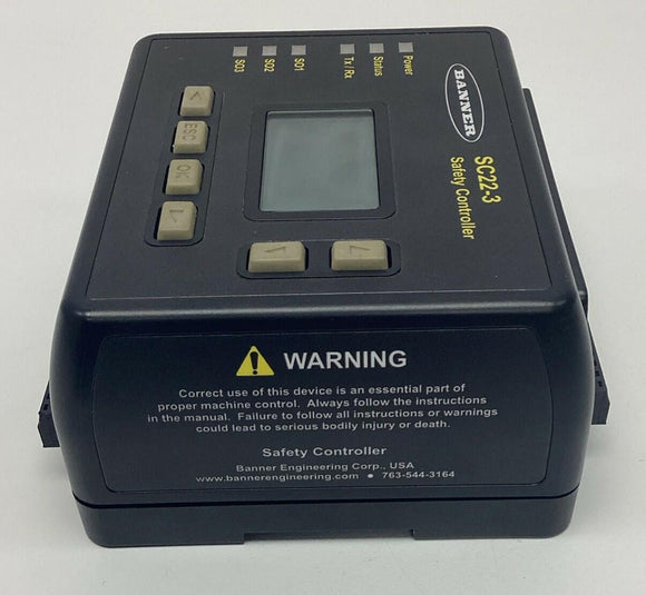 Banner 130231 SC22-3 Programmable Safety Controller 24VDC