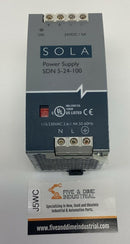Sola Emerson SDN5-24-100 24V, 5A Power Supply 115/230VAC Input-1