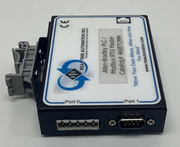 Real Time Automation 460ETCMM Modbus to Allen Bradley Gateway
