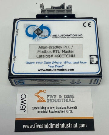 Real Time Automation 460ETCMM Modbus to Allen Bradley Gateway