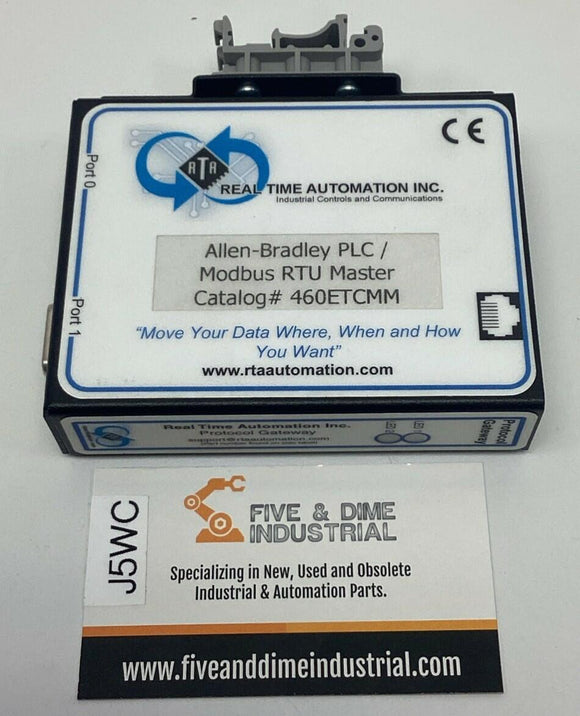 Real Time Automation 460ETCMM Modbus to Allen Bradley Gateway
