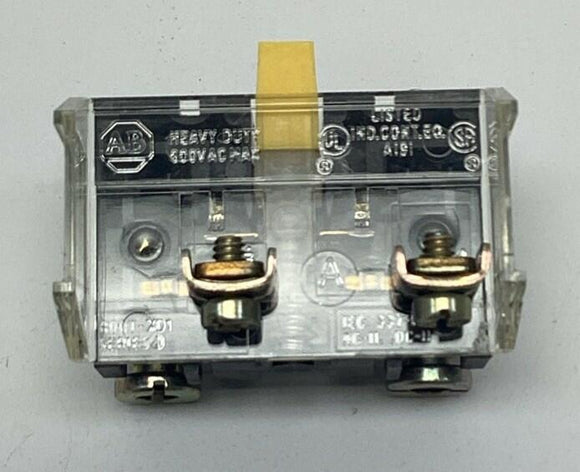 Allen Bradley 800T-XD1 Shallow Contact Block 1-N.O.