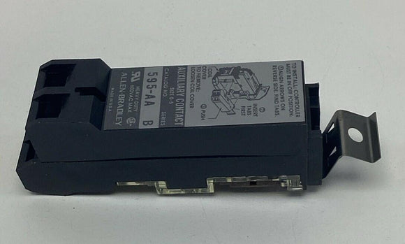 Allen Bradley 595-AA 2 N.O. Auxiliary Contact Block Sizes 0-5