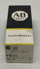 Allen Bradley 595-AA 2 N.O. Auxiliary Contact Block Sizes 0-5-6