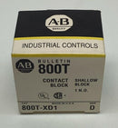 Allen Bradley 800T-XD1 Shallow Contact Block 1-N.O.-6