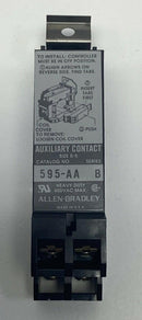 Allen Bradley 595-AA 2 N.O. Auxiliary Contact Block Sizes 0-5-2