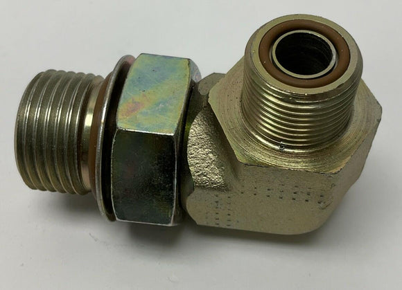 Parker 8-12 C5OLO-S V0894 Seal-Lok Straight Thread Elbow ORFS / SAE-ORB