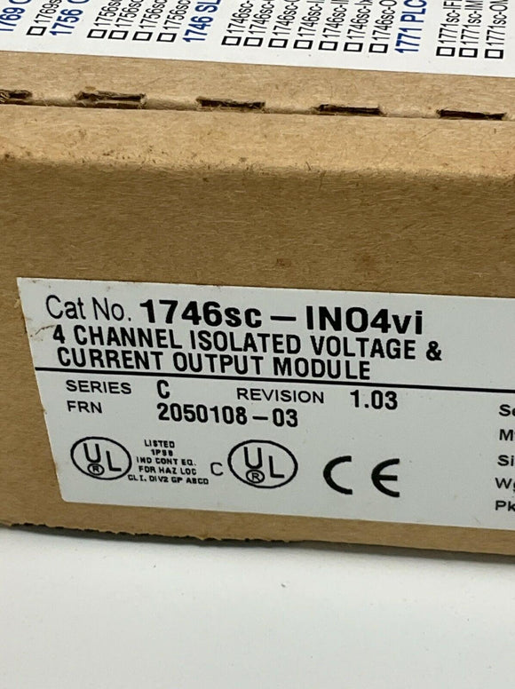 Spectrum 1746sc-NI8u SLC 500 8-Channel Universal Analog Input Module AB Enabled