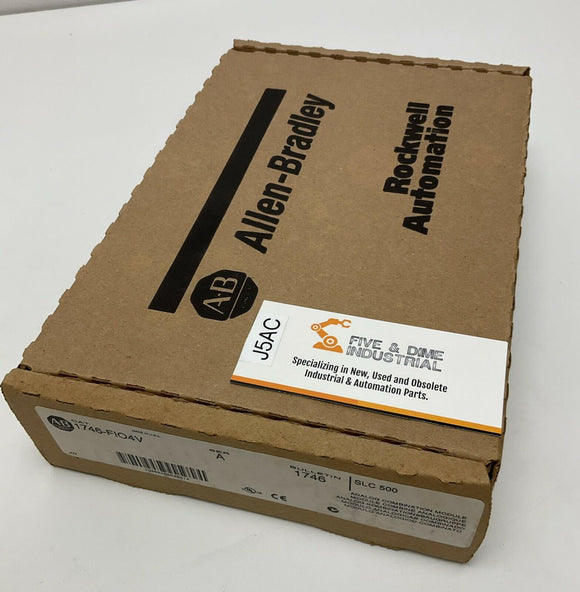 Allen Bradley 1746-FIO4V Series A SLC 500 Analog Combination I/O Module