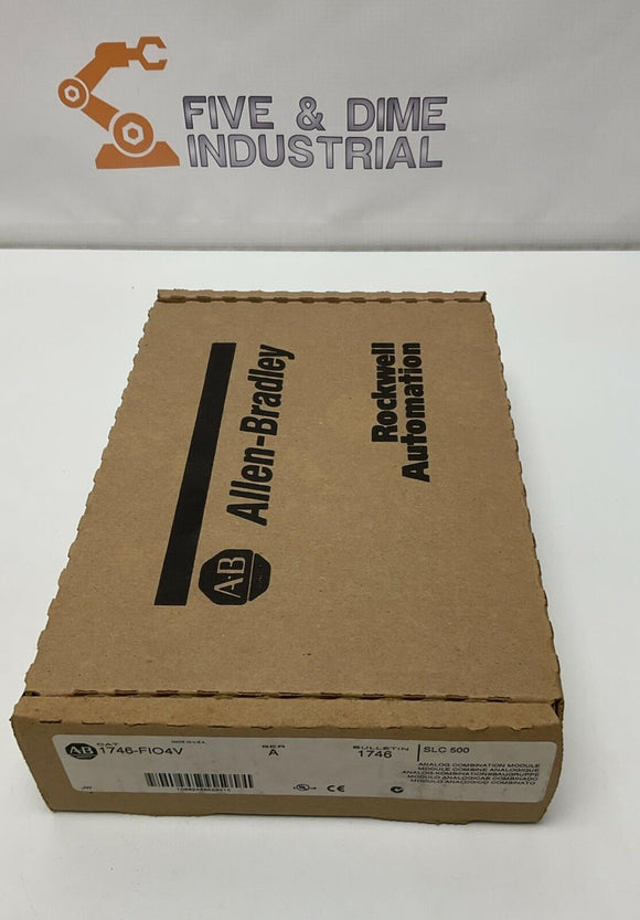 Allen Bradley 1746-FIO4V Series A SLC 500 Analog Combination I/O Module