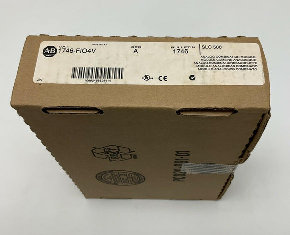 Allen Bradley 1746-FIO4V Series A SLC 500 Analog Combination I/O Module
