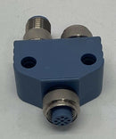 Turck VB2-FKM-FKM-FSM-57 3-Port Splitter 5-Pole, M12, 2-Female, 1-Male-5