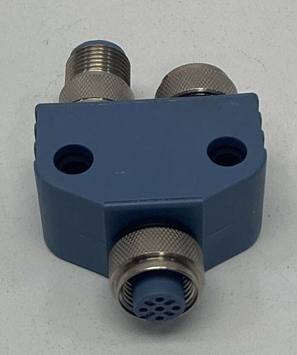 Turck VB2-FKM-FKM-FSM-57 3-Port Splitter 5-Pole, M12, 2-Female, 1-Male